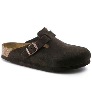 Birkenstock Boston Soft Footbed Clog Mocha